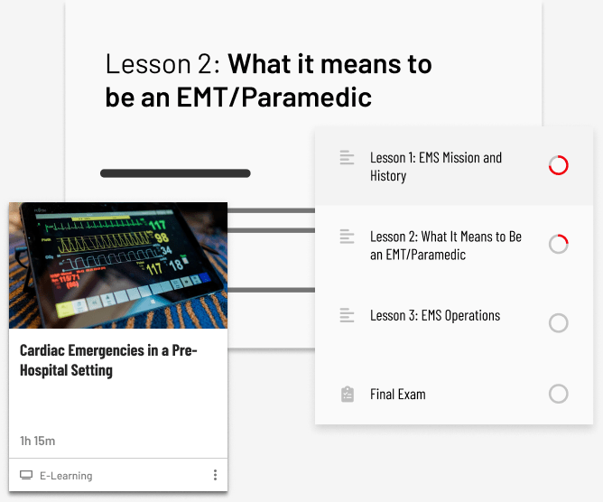 Online continued EMS training 